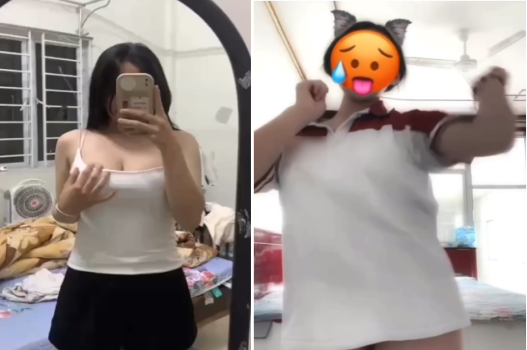 Clip sex cô gái trẻ ngực lớn khiêu vũ nóng bỏng