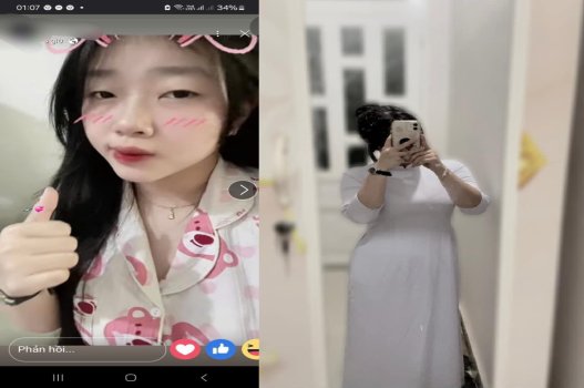 Cliphot nữ sinh Trần Linh đẹp tuyệt trần